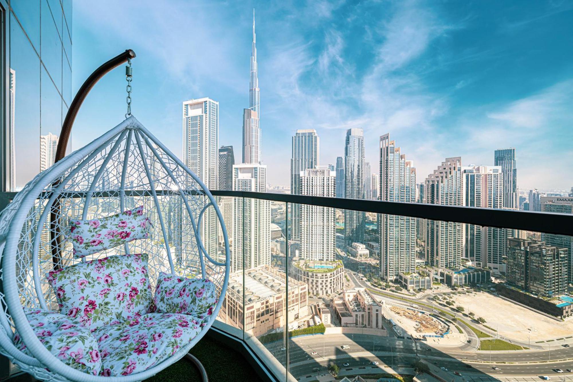 Highest Infinity Pool In Downtown Dubai Lejlighed Eksteriør billede