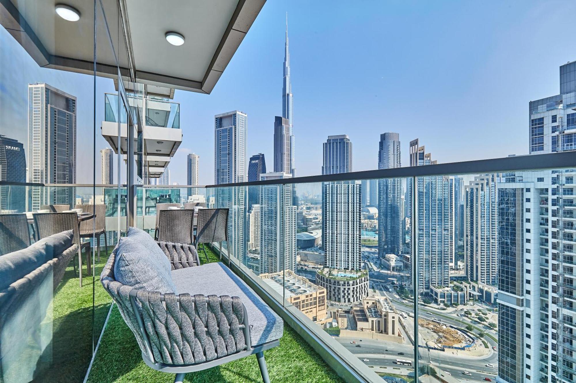 Highest Infinity Pool In Downtown Dubai Lejlighed Eksteriør billede