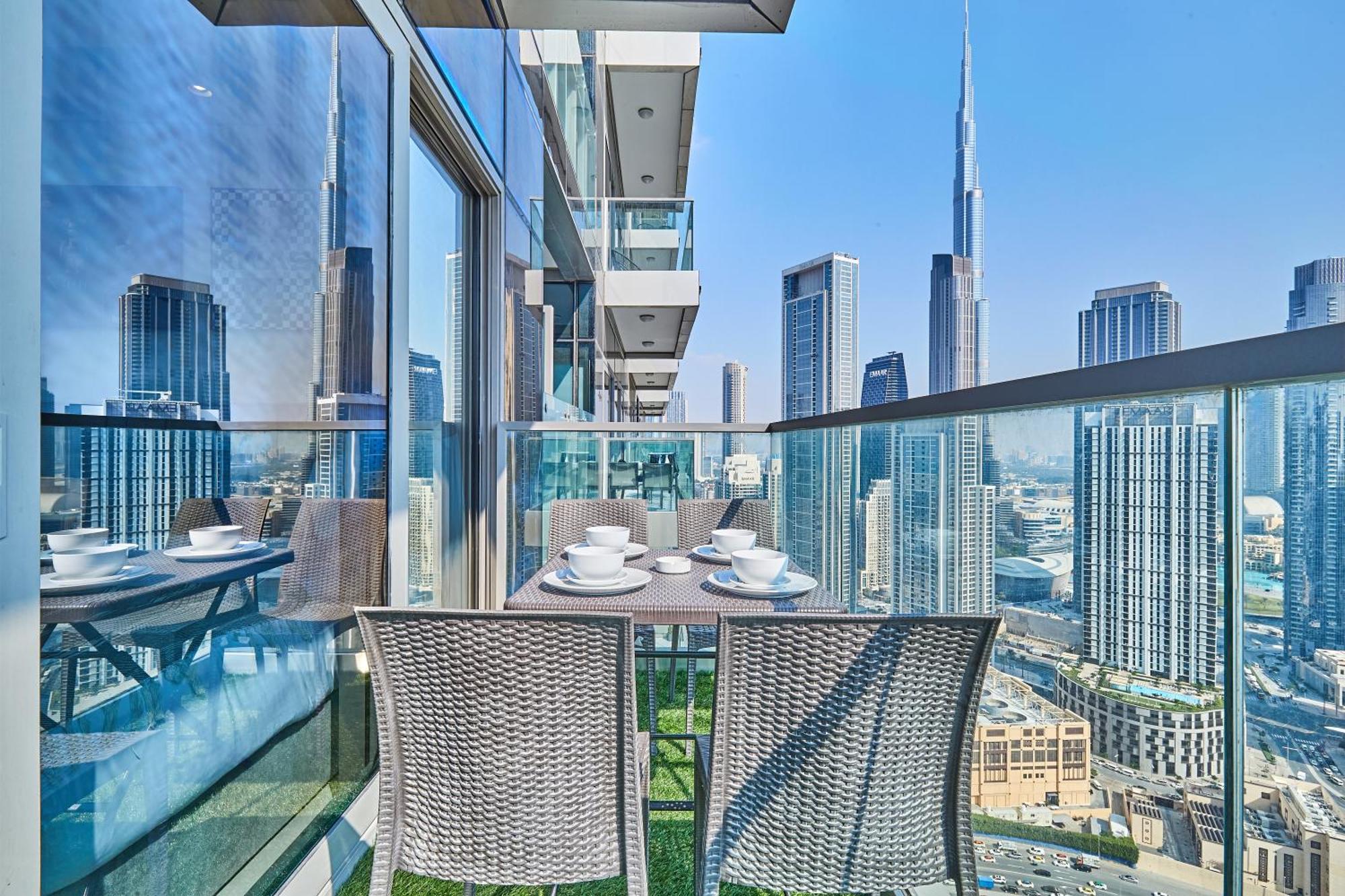Highest Infinity Pool In Downtown Dubai Lejlighed Eksteriør billede