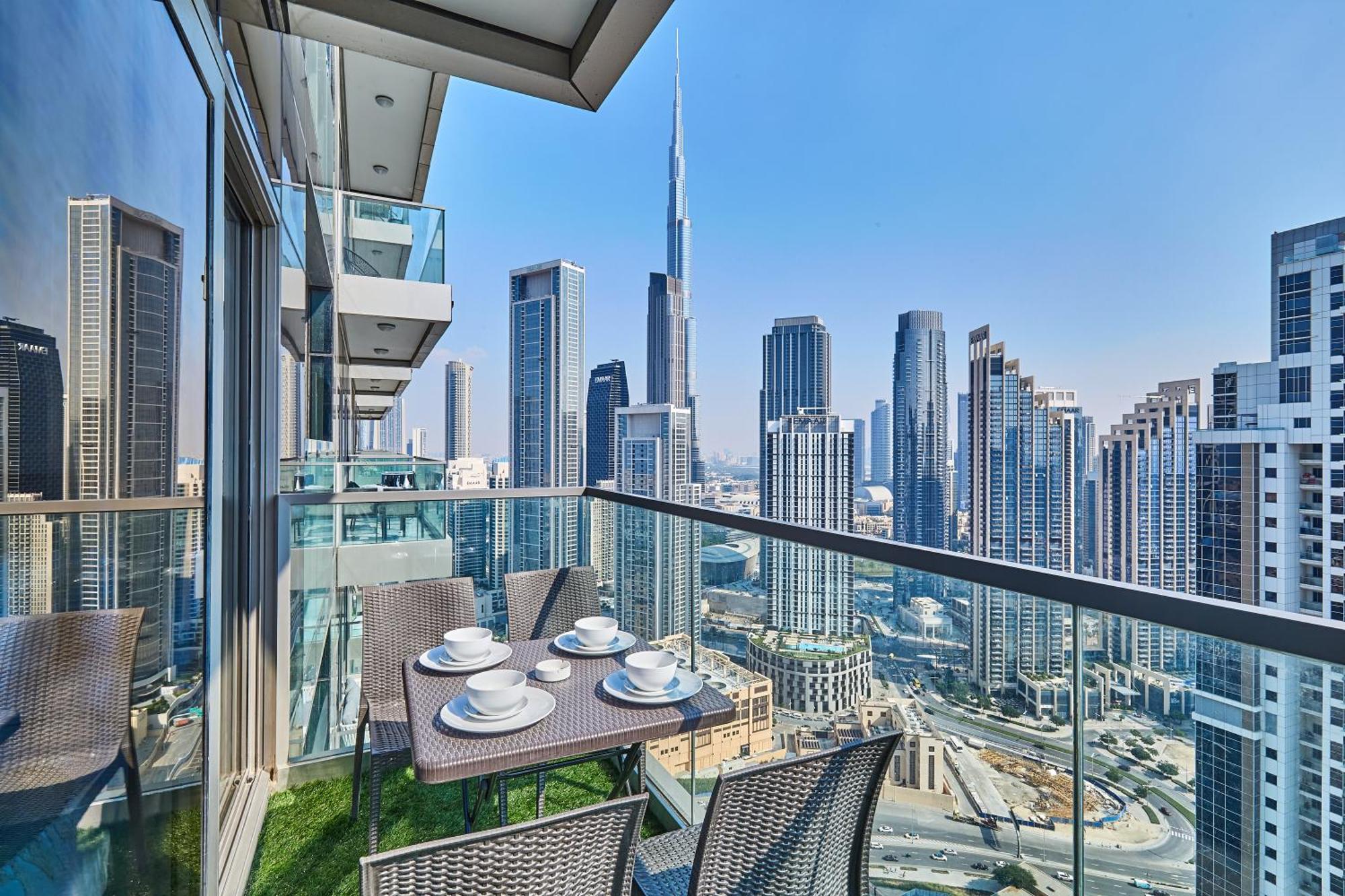 Highest Infinity Pool In Downtown Dubai Lejlighed Eksteriør billede