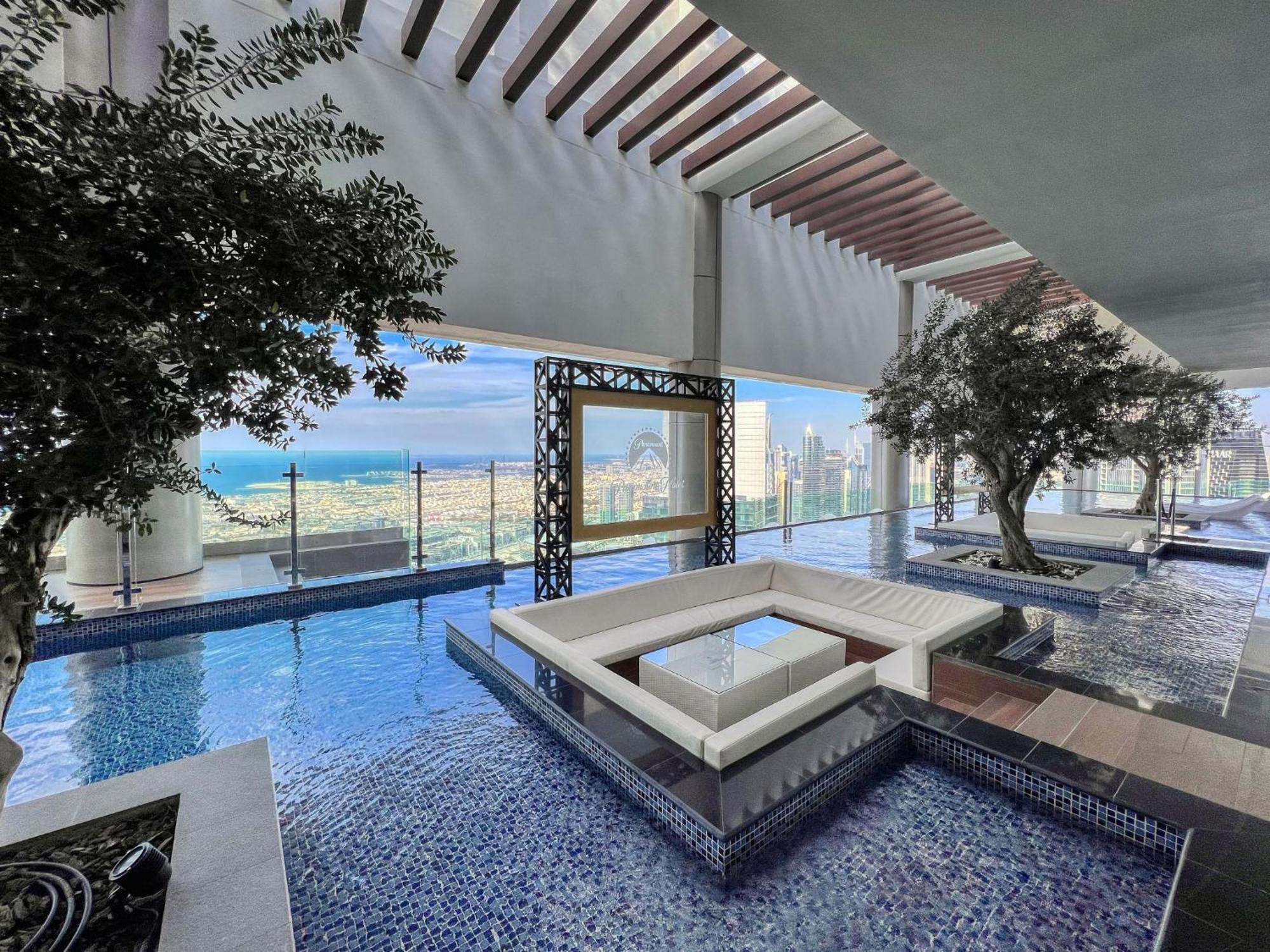 Highest Infinity Pool In Downtown Dubai Lejlighed Eksteriør billede