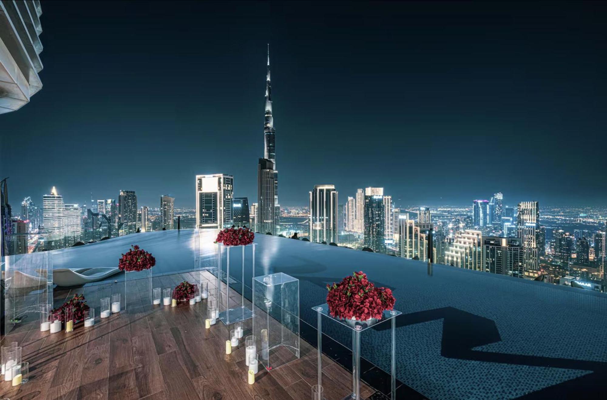 Highest Infinity Pool In Downtown Dubai Lejlighed Eksteriør billede