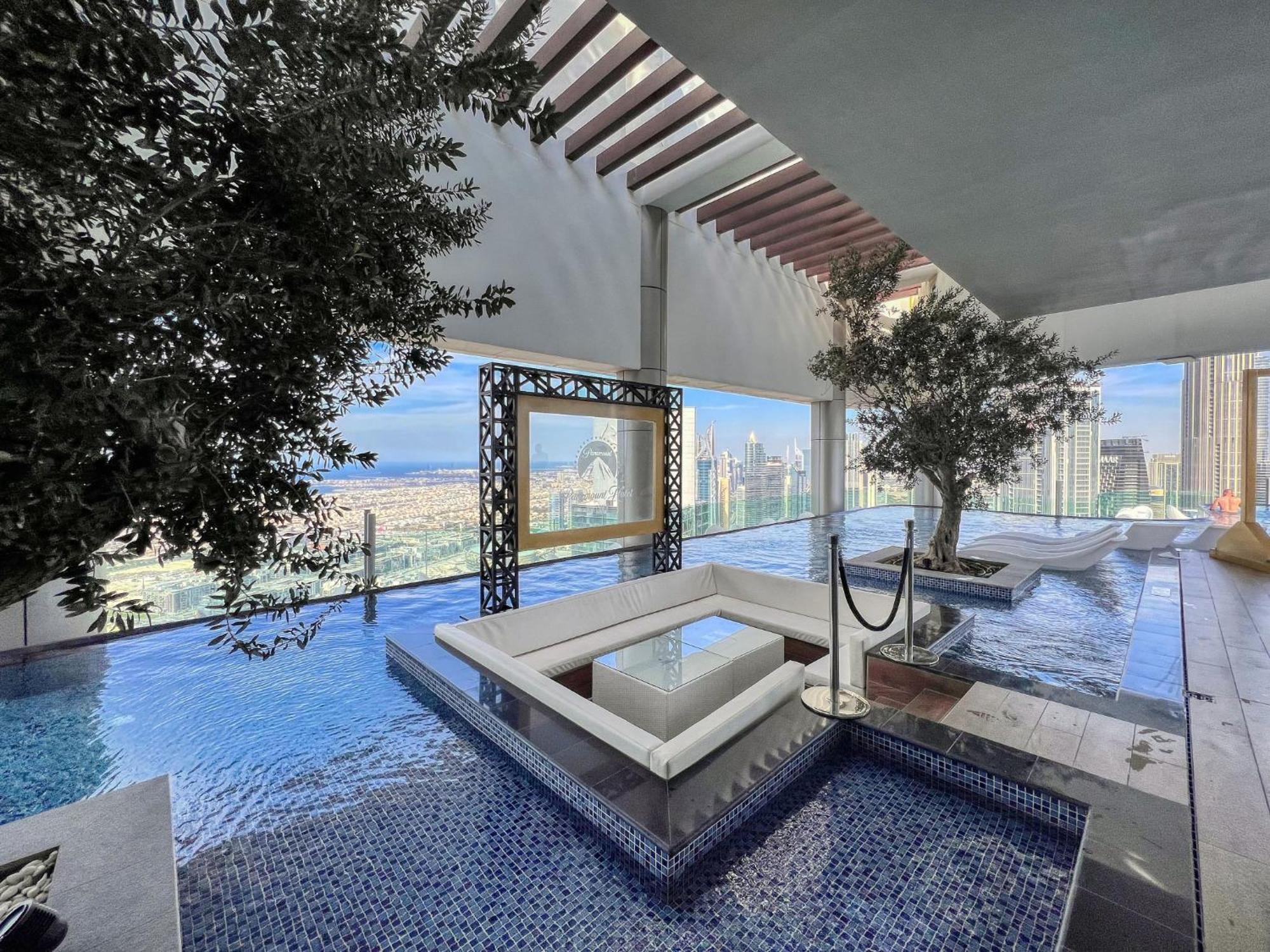 Highest Infinity Pool In Downtown Dubai Lejlighed Eksteriør billede
