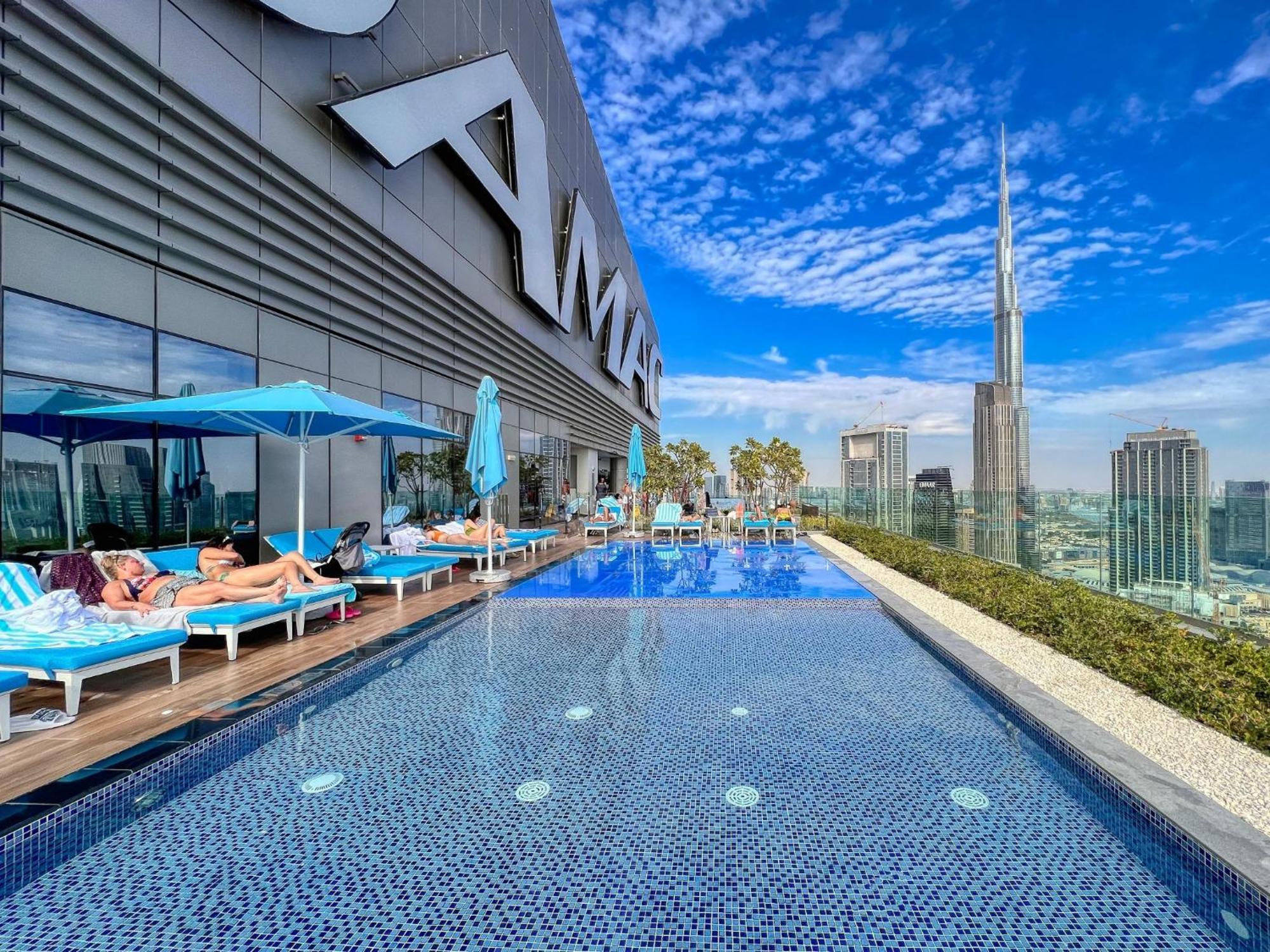 Highest Infinity Pool In Downtown Dubai Lejlighed Eksteriør billede